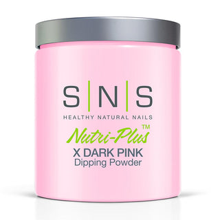  SNS X Dark Pink Dipping Powder Pink & White - 16 oz by SNS sold by DTK Nail Supply