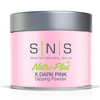  SNS X Dark Pink Dipping Powder Pink & White - 4 oz by SNS sold by DTK Nail Supply