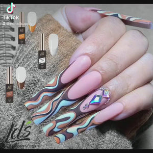 LDS Gel Polish Nail Art Liner - Black 01 (ver 2)