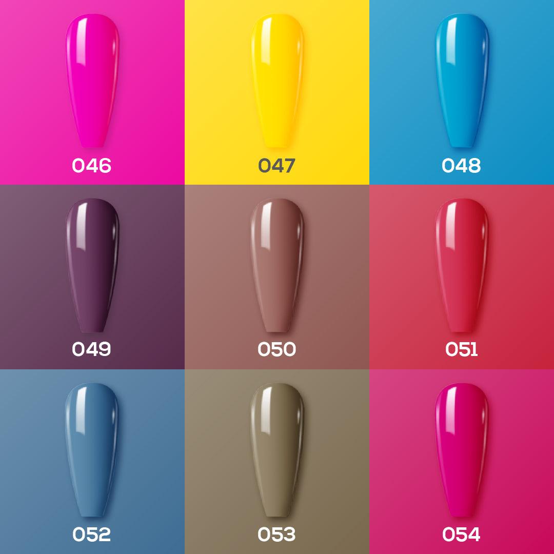 9 Lavis Holiday Gel Nail Polish Collection - PASSION IN PARIS - 046; 047; 048; 049; 050; 051; 052; 053; 054 - DTK Nail Supply