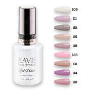9 Lavis Holiday Gel Nail Polish Collection - SET 1 - 109; 111; 112; 121; 118; 123; 131; 114; 110 - DTK Nail Supply