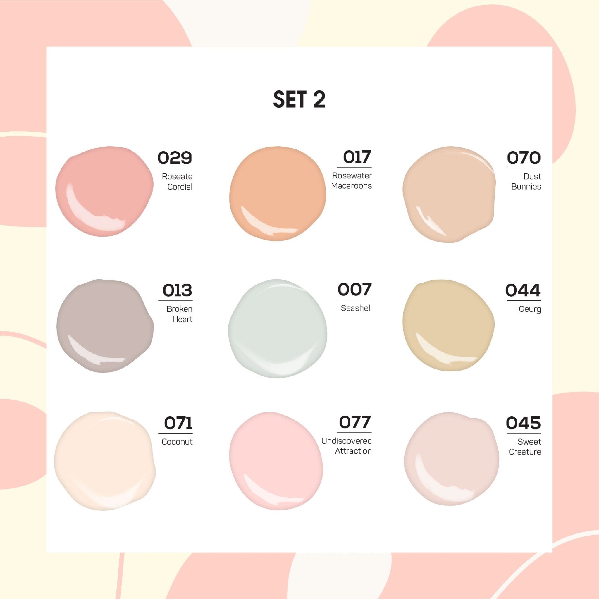 9 Lavis Holiday Gel Nail Polish Collection - SET 2 - 029; 017; 070; 013; 007; 044; 071; 077; 045 - DTK Nail Supply