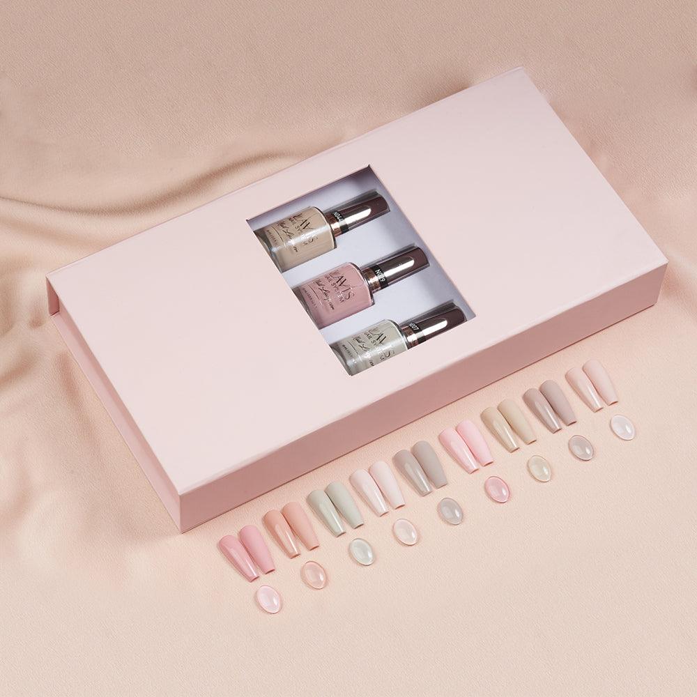 9 Lavis Holiday Gel Nail Polish Collection - THE IT NUDES - 007; 013; 017; 029; 044; 045; 070; 071; 077 - DTK Nail Supply