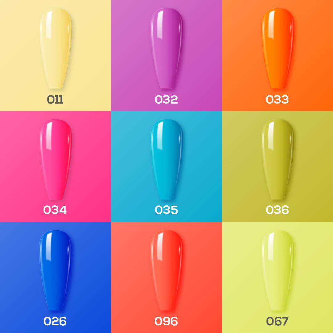 9 Lavis Holiday Gel Nail Polish Collection - WHEN IN TOKYO - 011; 026; 032; 033; 034; 035; 036; 067; 096 - DTK Nail Supply