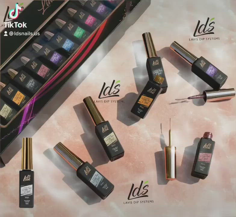 LDS Platinum Gel Polish Nail Art Liner - Aqua Blue 07 - DTK Nail Supply