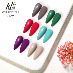  LDS Hema Free Gel Polish Set (6 colors): 091 to 096 by LDS sold by DTK Nail Supply