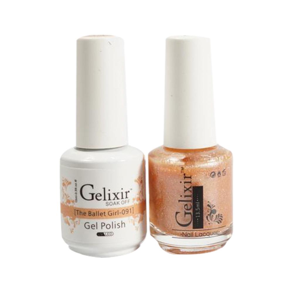  Gelixir Gel Nail Polish Duo - 091 - The Ballet Girl by Gelixir sold by DTK Nail Supply