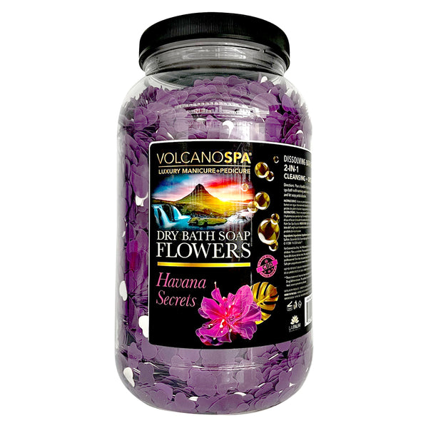  Volcano Spa Dry Bath Soap Flowers 1G - Havanna Secret by La Palm sold by DTK Nail Supply