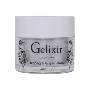  Gelixir Acrylic & Powder Dip Nails - 096 Metallic Silver by Gelixir sold by DTK Nail Supply