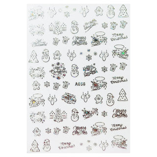  3D Winter Nail Art Stickers A056S by OTHER sold by DTK Nail Supply