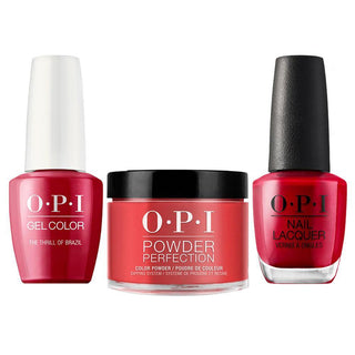  OPI 3 in 1 - A16 Thrill Of Brazil - Dip, Gel & Lacquer Matching by OPI sold by DTK Nail Supply