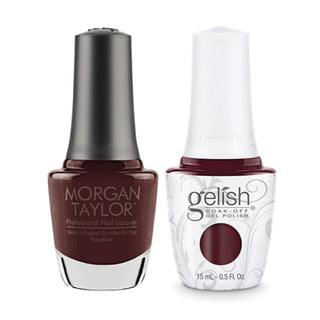  Gelish GE 191 - A Little Naughty - Gelish & Morgan Taylor Combo 0.5 oz by Gelish sold by DTK Nail Supply