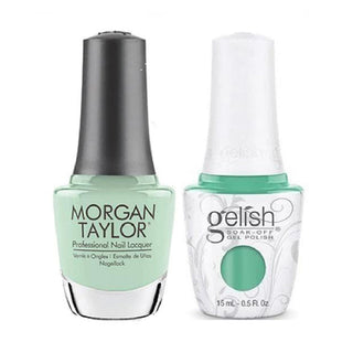  Gelish GE 890 - A Mint Of Spring - Gelish & Morgan Taylor Combo 0.5 oz by Gelish sold by DTK Nail Supply