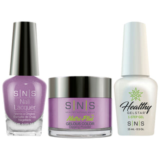  SNS 3 in 1 - AN10 Lavender Bathe Bomb Gelous - Dip, Gel & Lacquer Matching by SNS sold by DTK Nail Supply