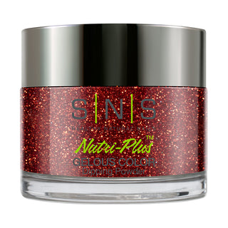 SNS Dipping Powder Nail - AN11 - Ruby Sunrise - Glitter Colors by SNS sold by DTK Nail Supply