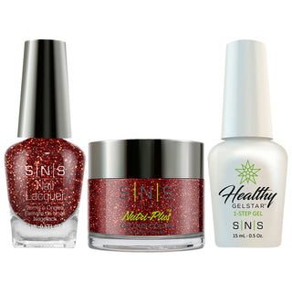  SNS 3 in 1 - AN11 Ruby Sunrise Gelous - Dip, Gel & Lacquer Matching by SNS sold by DTK Nail Supply