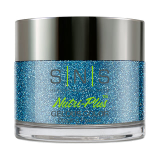 SNS Dipping Powder Nail - AN13 Frosty Blue Star - 1oz