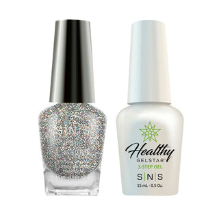  SNS Gel Nail Polish Duo - AN15 Opal Starlight - Glitter Colors by SNS sold by DTK Nail Supply