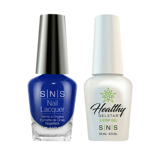  SNS Gel Nail Polish Duo - AN16 Juniper Blue - Navy Colors by SNS sold by DTK Nail Supply