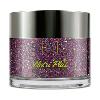  SNS Dipping Powder Nail - AN19 - Sugared Aubergine - Glitter Colors by SNS sold by DTK Nail Supply