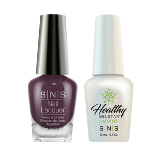  SNS Gel Nail Polish Duo - AN20 Aubergine - Plum Colors by SNS sold by DTK Nail Supply