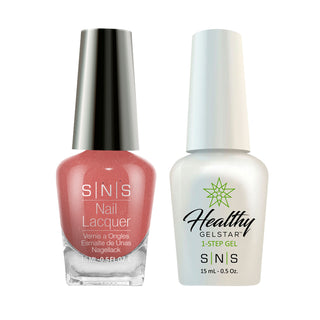  SNS Gel Nail Polish Duo - AN23 Aspen Rose - Vintage Rose Colors by SNS sold by DTK Nail Supply