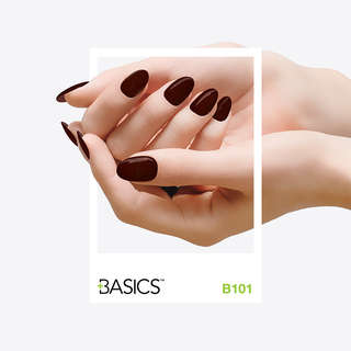  SNS Basics 101 - Gel Polish & Matching Nail Lacquer Duo Set - 0.5oz by SNS Basic sold by DTK Nail Supply