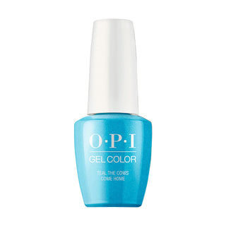  OPI Gel Nail Polish - B54 Teal the Cows Come Home - Blue Colors by OPI sold by DTK Nail Supply