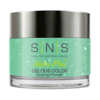  SNS Dipping Powder Nail - BM25 - Glitter, Green Colors by SNS sold by DTK Nail Supply