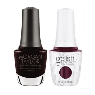  Gelish GE 867 - Black Cherry Berry - Gelish & Morgan Taylor Combo 0.5 oz by Gelish sold by DTK Nail Supply