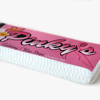  Pinky's - Bleached Muslin Waxing Strips - Pack of 100 by Pinky's sold by DTK Nail Supply