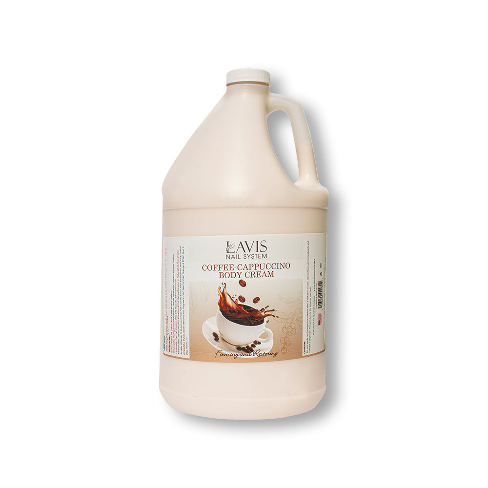  LAVIS - Coffee Cappucino - Body Cream - 1 gallon by LAVIS NAILS sold by DTK Nail Supply