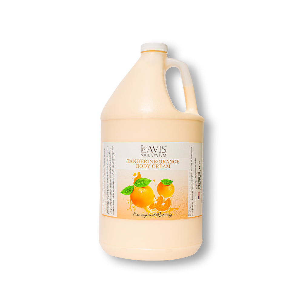  LAVIS - Tangerine Orange - Body Cream - 1 gallon by LAVIS NAILS sold by DTK Nail Supply