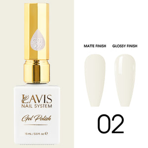 LAVIS C01 - 002 - Gel Polish 0.5 oz - Whimsical Collection by LAVIS NAILS sold by DTK Nail Supply