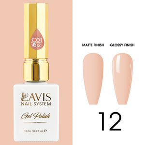 LAVIS C01 - 012 - Gel Polish 0.5 oz - Whimsical Collection by LAVIS NAILS sold by DTK Nail Supply