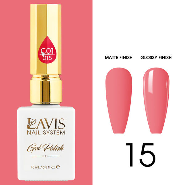 LAVIS C01 - 015 - Gel Polish 0.5 oz - Whimsical Collection by LAVIS NAILS sold by DTK Nail Supply
