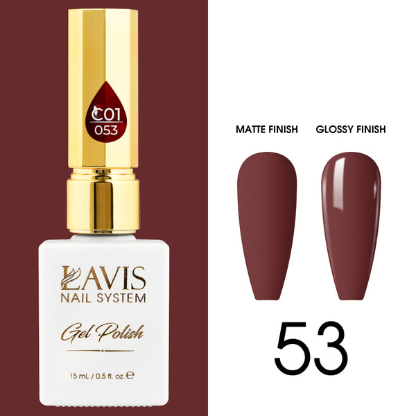 LAVIS C01 - 053 - Gel Polish 0.5 oz - Whimsical Collection by LAVIS NAILS sold by DTK Nail Supply
