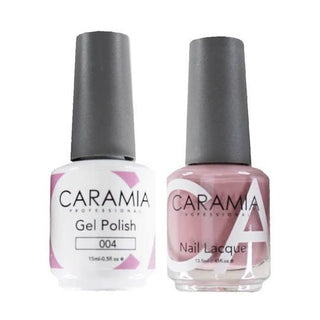  Caramia Gel Nail Polish Duo - 004 Purple Colors by Caramia sold by DTK Nail Supply