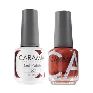  Caramia Gel Nail Polish Duo - 007 Brown Colors by Caramia sold by DTK Nail Supply
