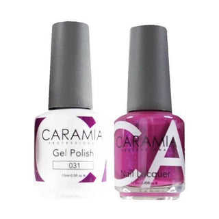  Caramia Gel Nail Polish Duo - 031 Purple Colors by Caramia sold by DTK Nail Supply