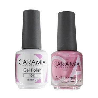  Caramia Gel Nail Polish Duo - 041 Pink Colors by Caramia sold by DTK Nail Supply