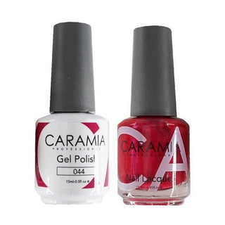  Caramia Gel Nail Polish Duo - 044 Pink Colors by Caramia sold by DTK Nail Supply