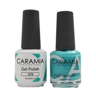  Caramia Gel Nail Polish Duo - 078 Green Colors by Caramia sold by DTK Nail Supply