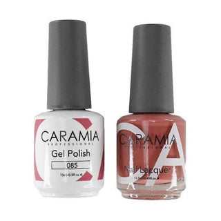 Caramia Gel Nail Polish Duo - 085 Brown Colors by Caramia sold by DTK Nail Supply