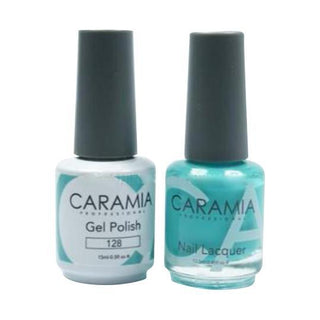  Caramia Gel Nail Polish Duo - 128 Blue Colors by Caramia sold by DTK Nail Supply