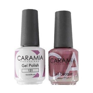  Caramia Gel Nail Polish Duo - 131 Purple Colors by Caramia sold by DTK Nail Supply