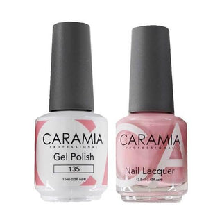  Caramia Gel Nail Polish Duo - 135 Pink Colors by Caramia sold by DTK Nail Supply