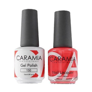  Caramia Gel Nail Polish Duo - 150 Orange, Neon Colors by Caramia sold by DTK Nail Supply