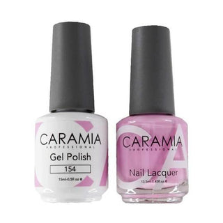  Caramia Gel Nail Polish Duo - 154 Purple Colors by Caramia sold by DTK Nail Supply