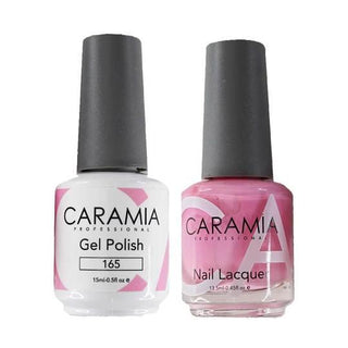  Caramia Gel Nail Polish Duo - 165 Pink Colors by Caramia sold by DTK Nail Supply